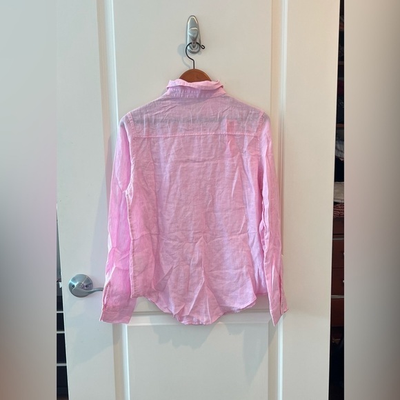 Lilly Pulitzer Sea View Linen Button Down Top NWT - Picture 9 of 16